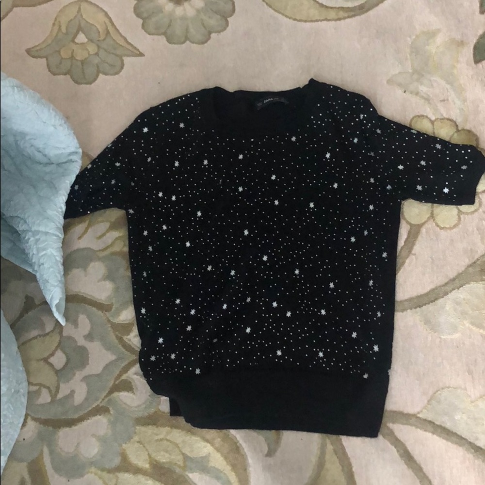 Star print shirt